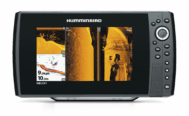 Humminbird Helix 9 Si GPS on white background